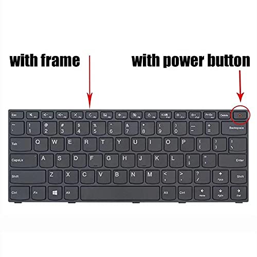 WISTAR Laptop Keyboard Compatible for Lenovo 110-14ISK E41-10 E41-15 E41-20 E41-25 Series (with On/Off)